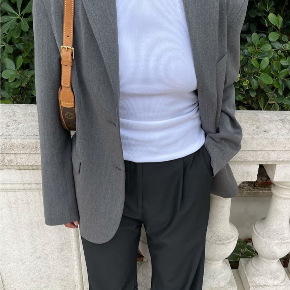 Djerf Ave Gray Blazer